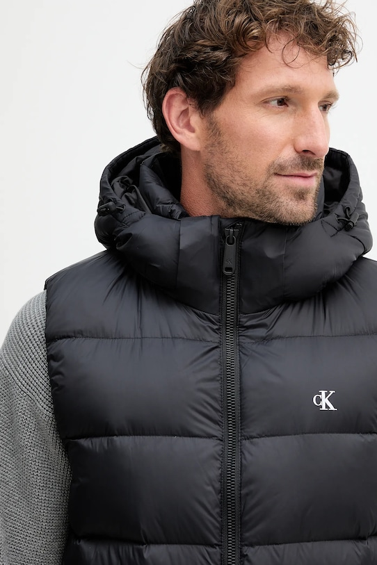 Αμάνικο από πούπουλα Calvin Klein Jeans μαύρο LV04RD531G