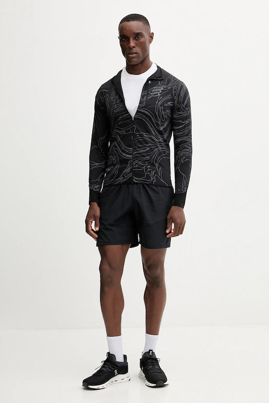 Compressport kurtka treningowa Hurricane Windproof AJVM110 czarny AW25