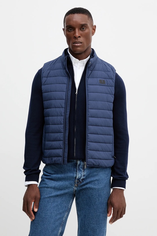 Trussardi bezrękawnik bez kaptura granatowy F006M000011N