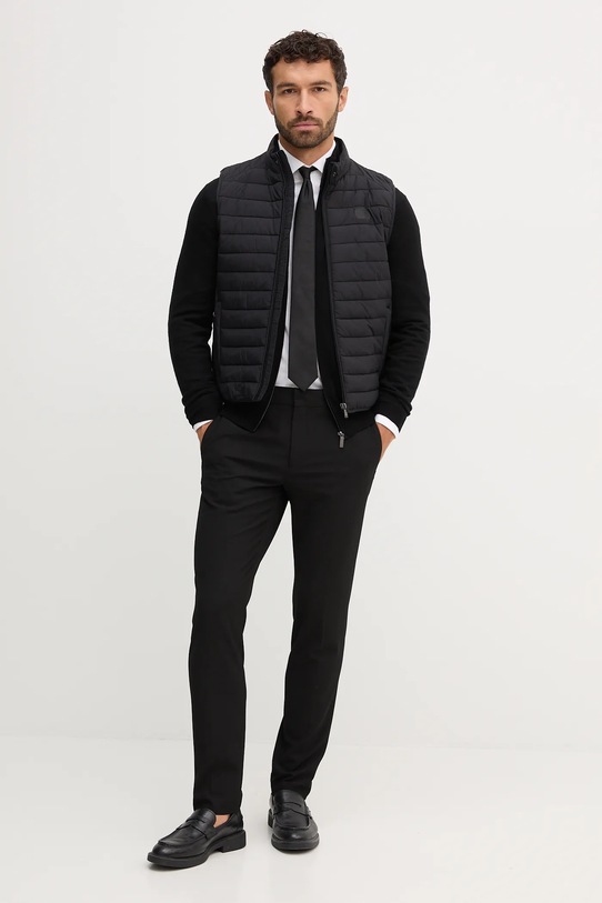 Trussardi bezrękawnik F006M000011N czarny AW25