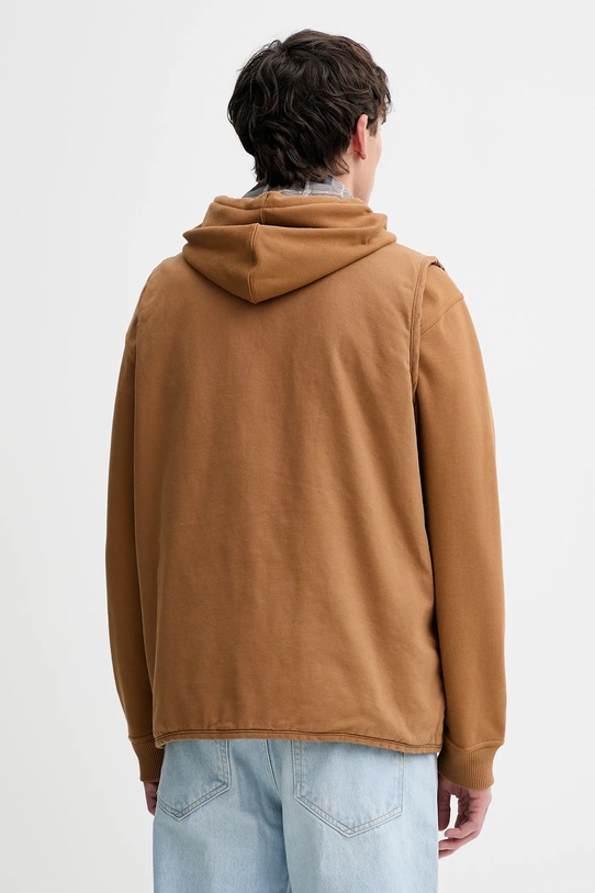 Dickies bezrękawnik bawełniany brązowy DK0A88IT