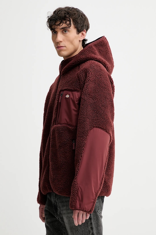 Fleecová mikina Dickies burgundské DK0A87NV