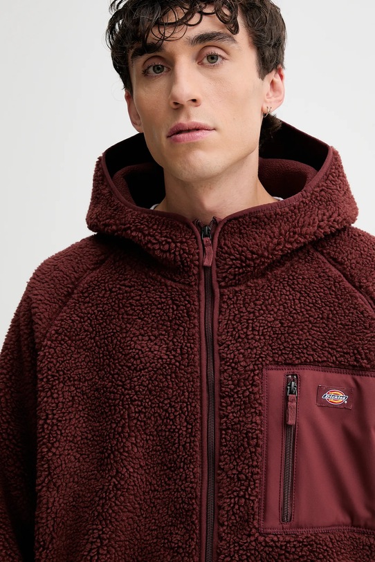 Fleecová mikina Dickies DK0A87NV burgundské