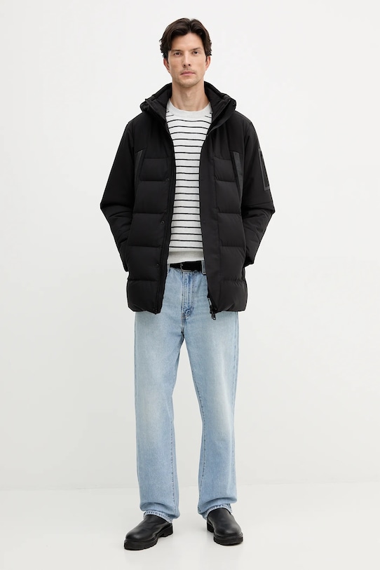 Bunda BOSS Green 50547262 čierna AW25