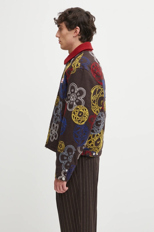 Бавовняна куртка Kenzo Futura Zip Up Utility FF65BL1799G2 коричневий AW25