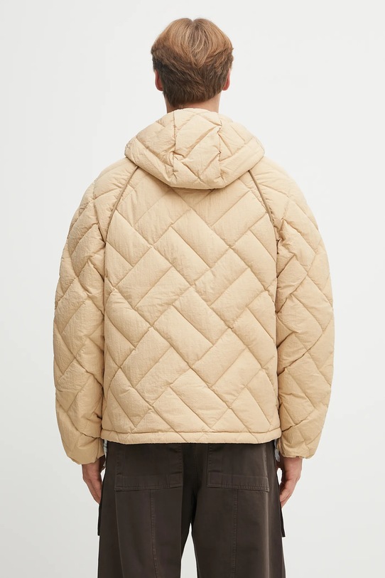 Дрехи Пухено яке Kenzo Weave Light Weight Down FF65OU1459NA бежов