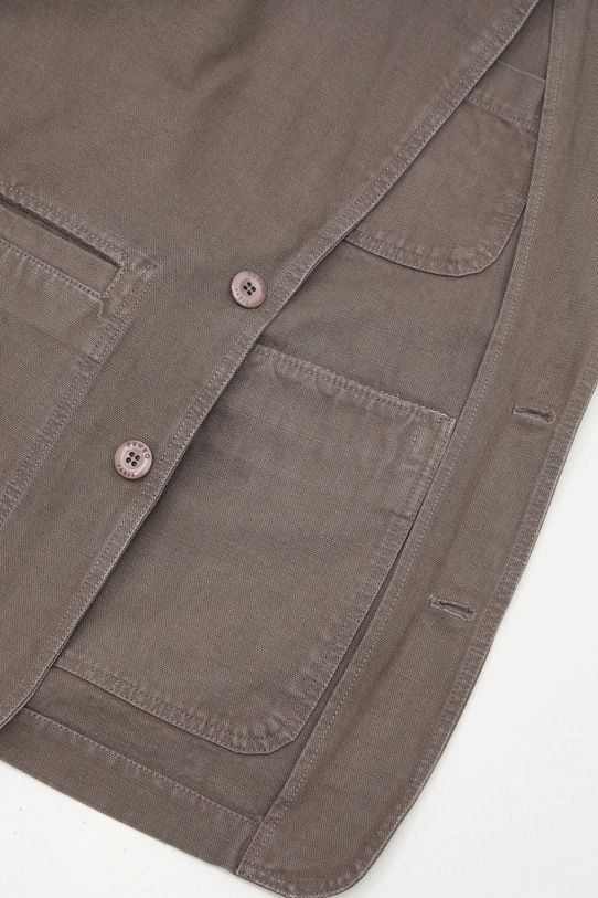 Bavlněná bunda Kenzo Chainstitch Workwear FF65VE2349GU hnědá