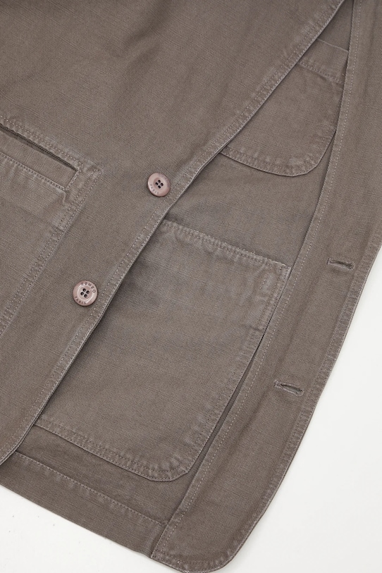 Bavlněná bunda Kenzo Chainstitch Workwear FF65VE2349GU hnědá