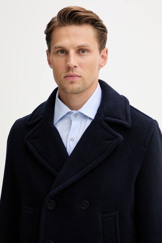 Paul&Shark palton de lână bleumarin 15312361