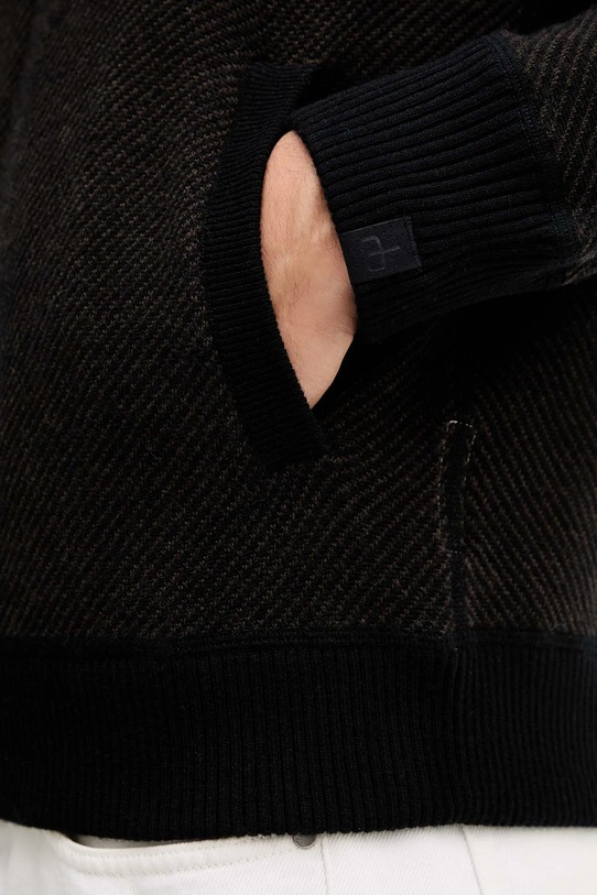 Rag & Bone kardigan wełniany RH2225F6MWL brązowy