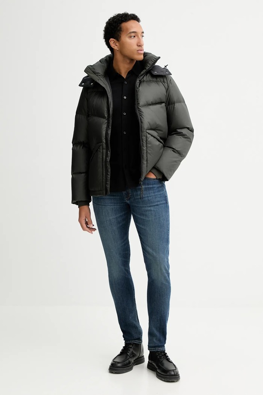 Rag & Bone jeansy z domieszką kaszmiru RX0225F2VCH granatowy AW25