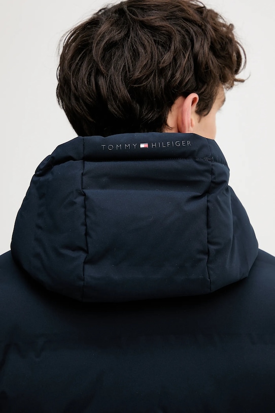 Bunda Tommy Hilfiger tmavomodrá MW0MW40637
