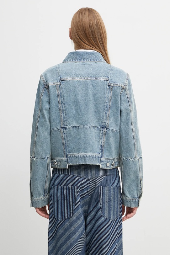 Odjeća Traper jakna VETEMENTS Cut-Up Fitted Denim UH76DJ660LB3 plava