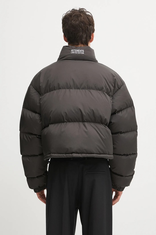 Odzież VETEMENTS kurtka puchowa Iconic Boxy Puffer UH76PU200BW czarny