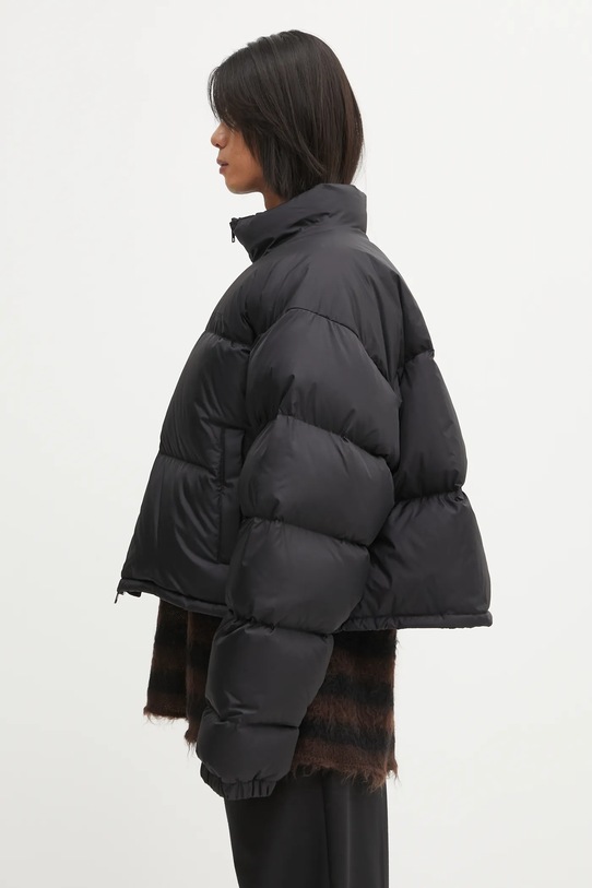 VETEMENTS kurtka puchowa Double Logo Boxy Puffer UH76PU220BB czarny AW25