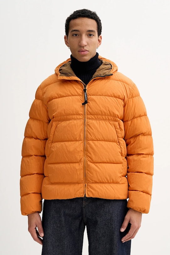 C.P. Company kurtka puchowa pozostałe pomarańczowy 19CMOW011A005904G