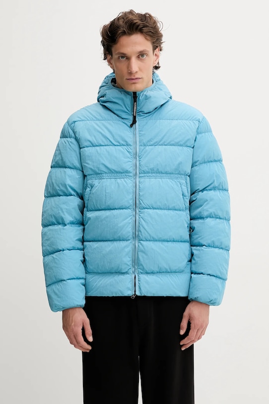 Páperová bunda C.P. Company zateplené modrá 19CMOW011A005904G