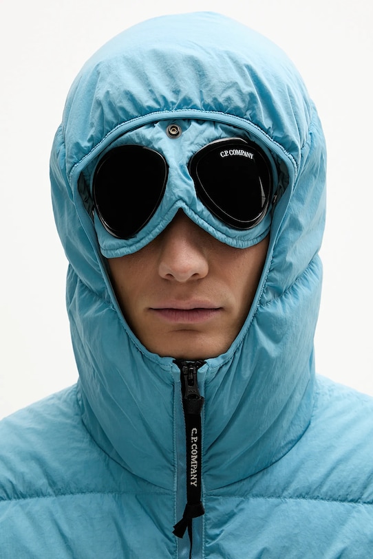 Páperová bunda C.P. Company modrá 19CMOW011A005904G