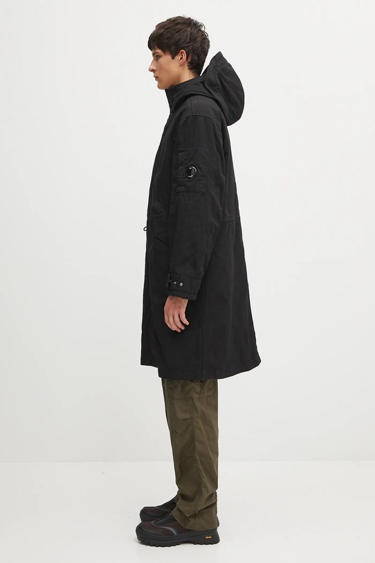 C.P. Company kurtka 19CMOW095A110305G czarny AW25