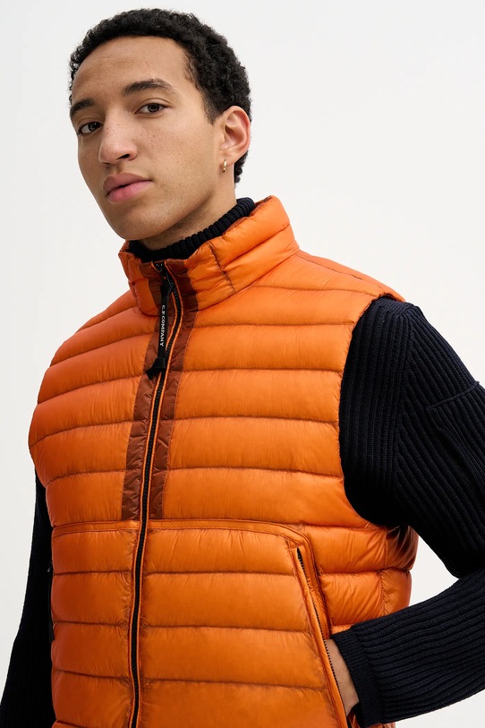 C.P. Company bezrękawnik puchowy pomarańczowy 19CMVE703A110416A