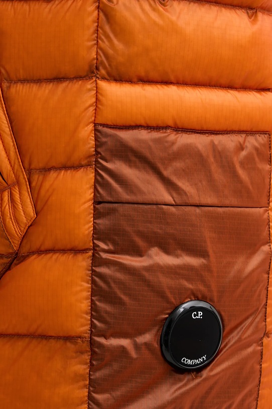 C.P. Company bezrękawnik puchowy 19CMVE703A110416A pomarańczowy
