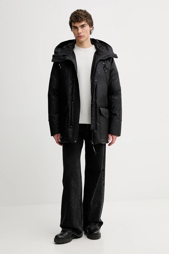 C.P. Company kurtka puchowa 19CMOW184A110467A czarny AW25