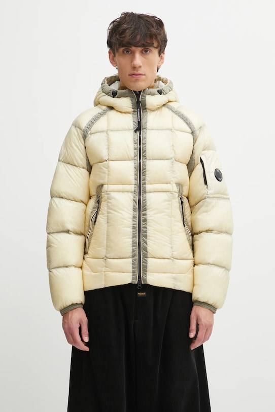 C.P. Company down jacket with beige 19CMOW702A110416A