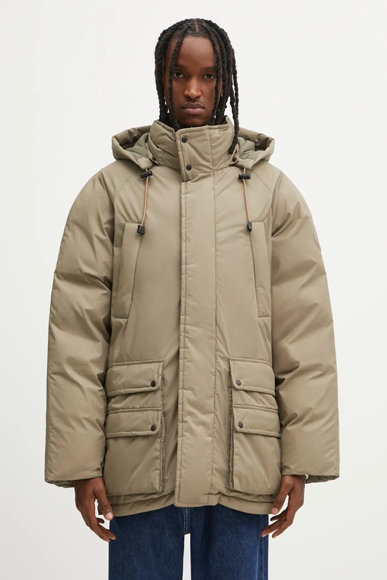 Dvostranska jakna Napapijri A-Gail parka Drugo siva NP0A88YWN1T1