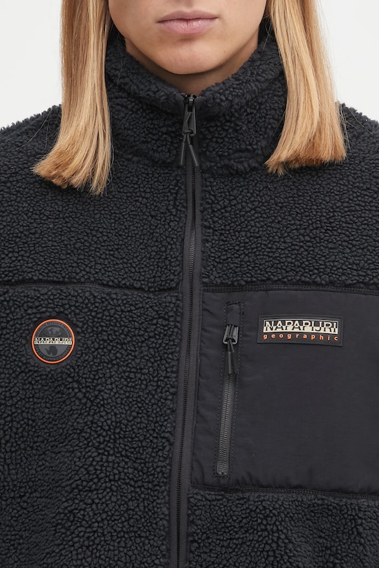 Prsluk Napapijri Yupik V crna NP0A4HZK0411