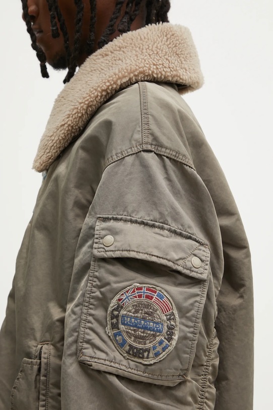 Jakna Napapijri A-Nemes NP0A891XN1T1 siva