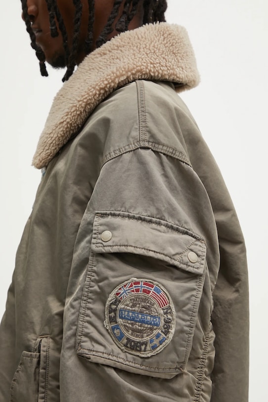 Jakna Napapijri A-Nemes NP0A891XN1T1 siva