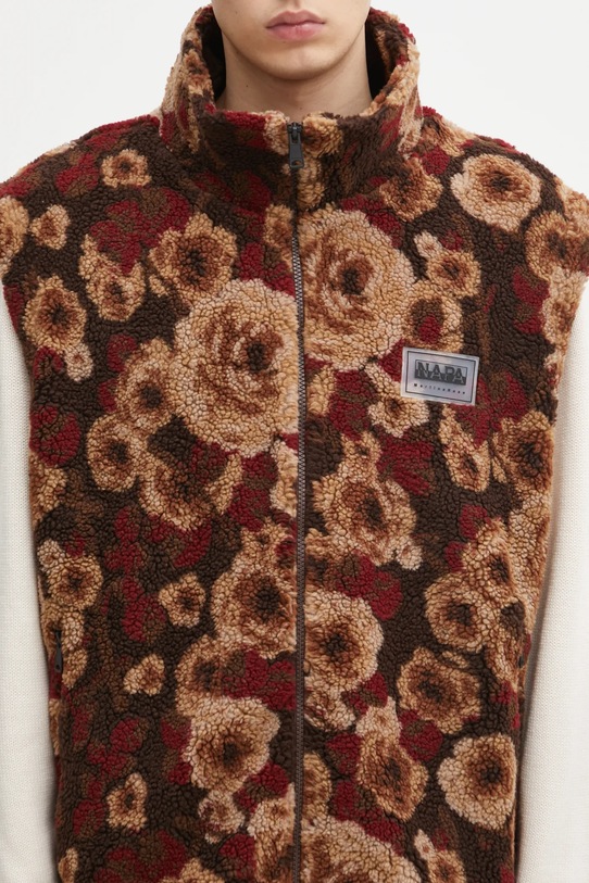 Brezrokavnik Napapijri x Martine Rose rjava NP0A4HEZFUA1