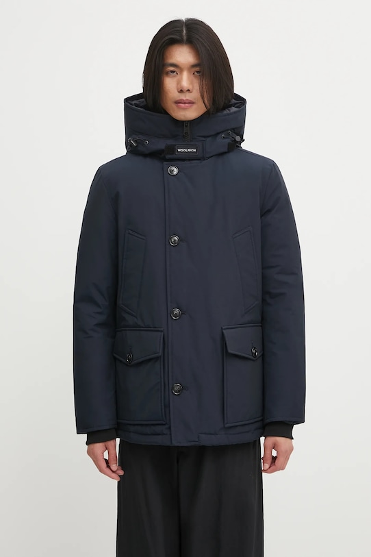 Woolrich kurtka puchowa Arctic pozostałe granatowy CFWOOU0771MRUT0001