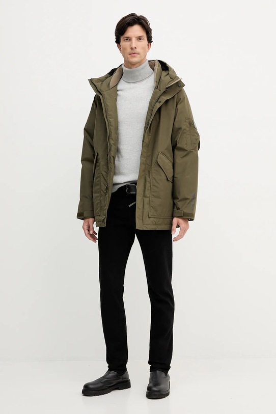 Μπουφάν με επένδυση από πούπουλα Tommy Hilfiger MW0MW40627 πράσινο AW25