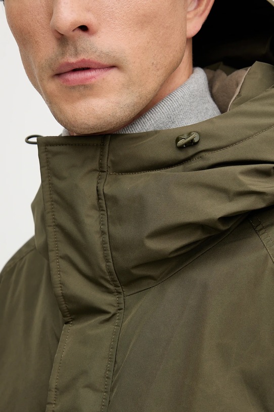 Μπουφάν με επένδυση από πούπουλα Tommy Hilfiger MW0MW40627 πράσινο