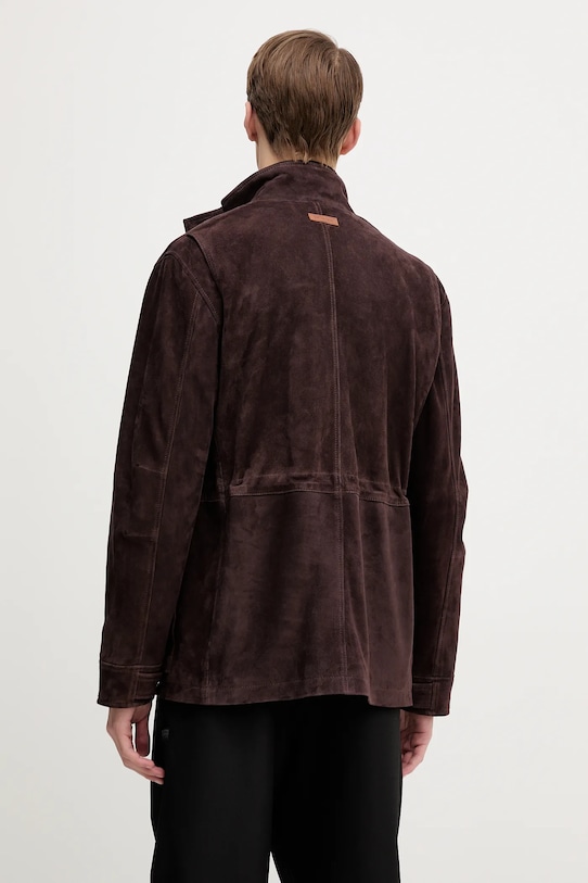 Odzież Trussardi kurtka zamszowa R303M000006N brązowy