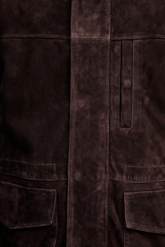 Trussardi kurtka zamszowa R303M000006N