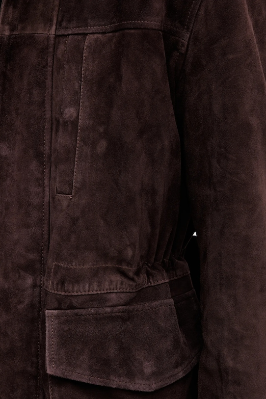 Trussardi kurtka zamszowa R303M000006N