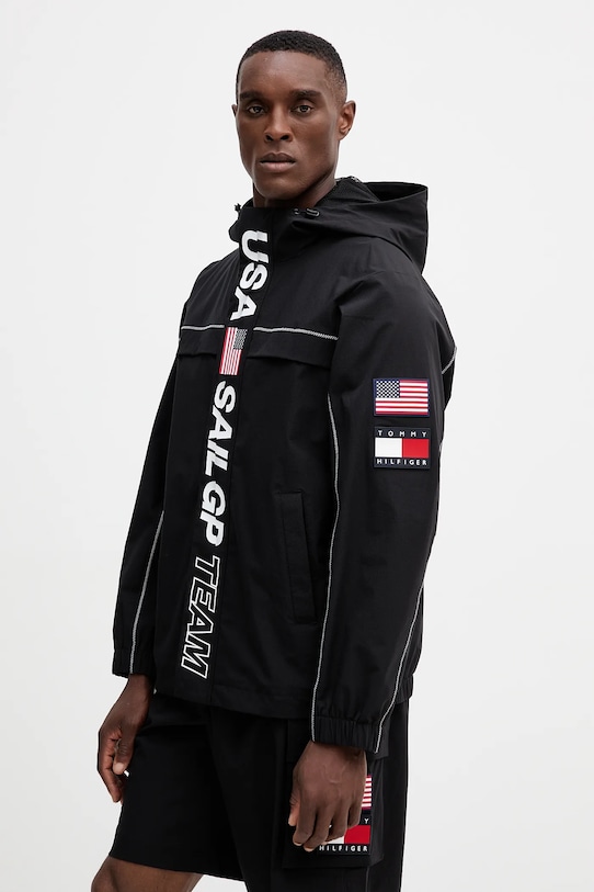 Μπουφάν Tommy Hilfiger x SAIL GP άλλο μαύρο MW0MW41413