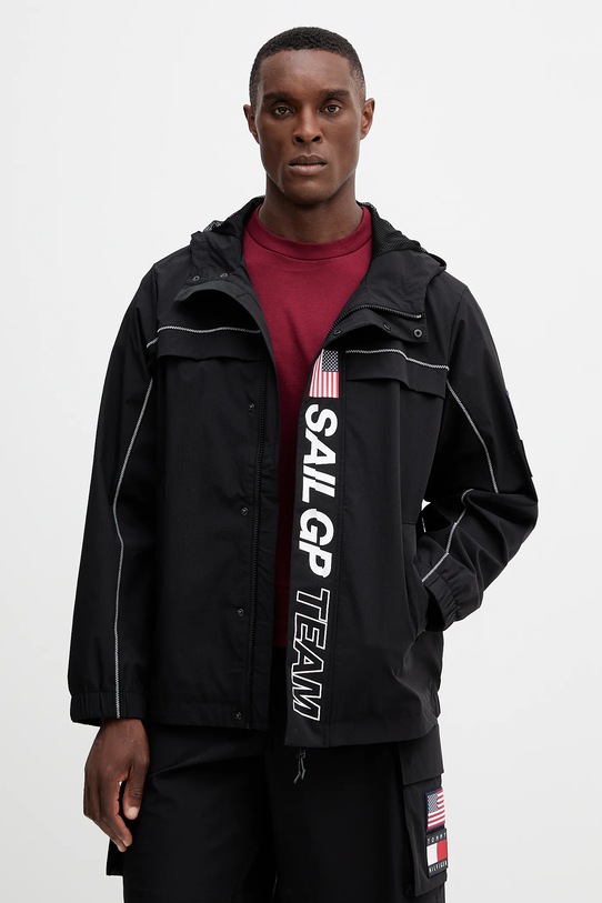 Μπουφάν Tommy Hilfiger x SAIL GP μαύρο MW0MW41413