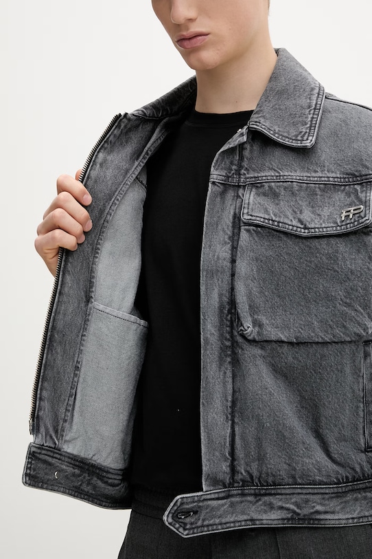 Filling Pieces kurtka jeansowa męska Denim Washed 422560501260