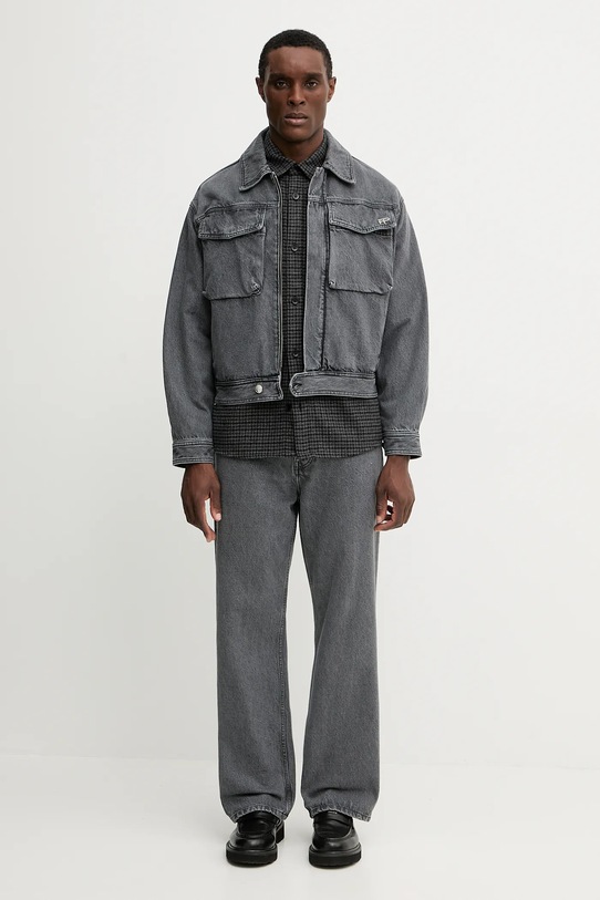 Filling Pieces kurtka bawełniana Denim Washed 422560501260