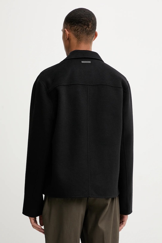 Oblečenie Vlnená bunda Calvin Klein LV04LD427G čierna