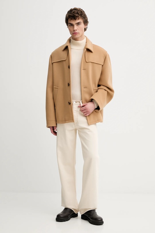 Filippa K kurtka z dodatkiem wełny 31916.FK beżowy AW25