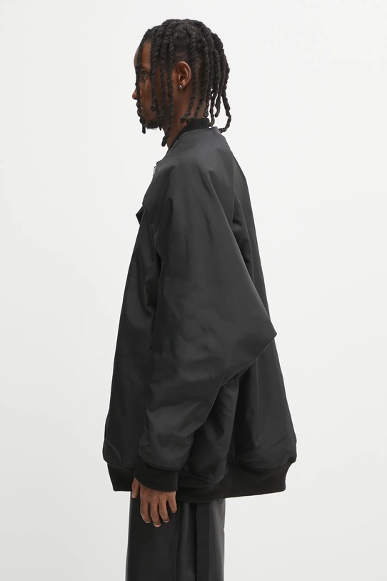 Rick Owens DRKSHDW kurtka bomber Convertible Jumbo Peter Flight DU02E7789.NCV czarny AW25