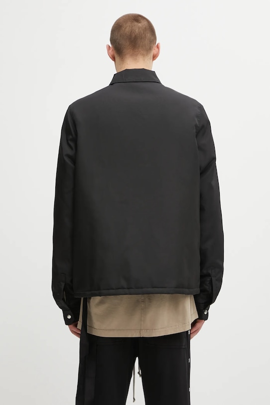 Odzież Rick Owens DRKSHDW kurtka Concealed Zipfront DU02E7775.NCV czarny