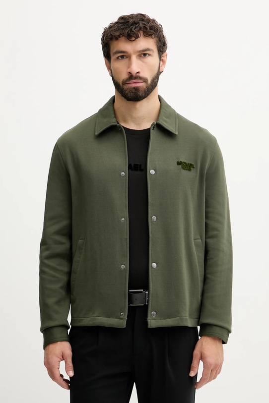 Michael Kors koszula regular zielony CF5528A5MF