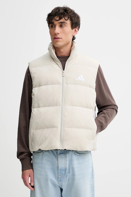 adidas bezrękawnik puchowy Essentials Climawarm bez kaptura beżowy JM4079