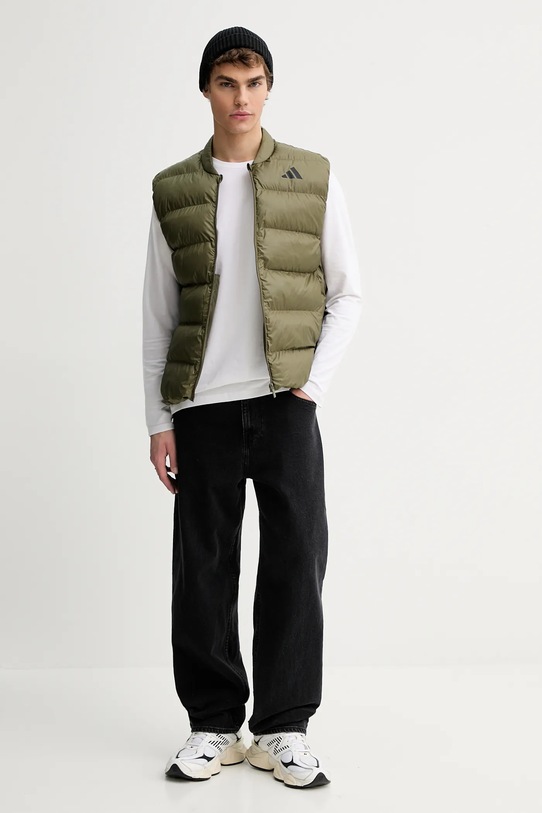 Αμάνικο μπουφάν adidas Essentials Climawarm JV7726 πράσινο AW25