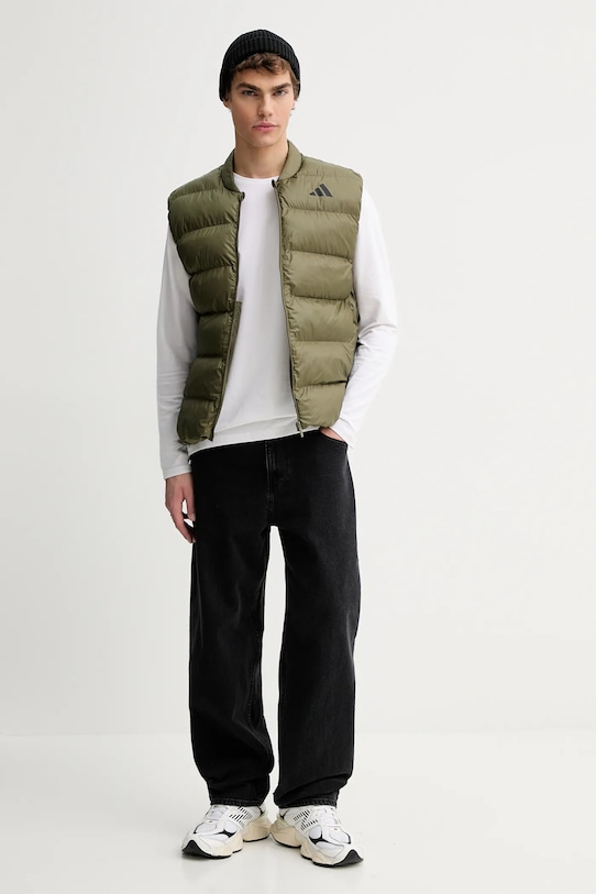 adidas bezrękawnik Essentials Climawarm JV7726 zielony AW25